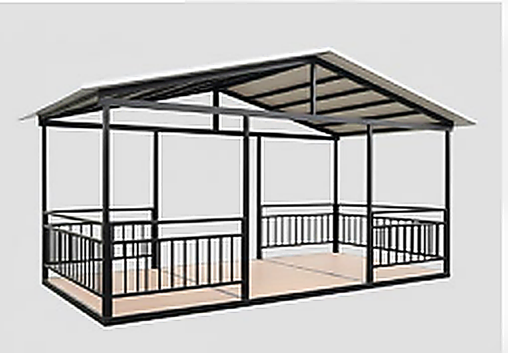 Canopy and veranda