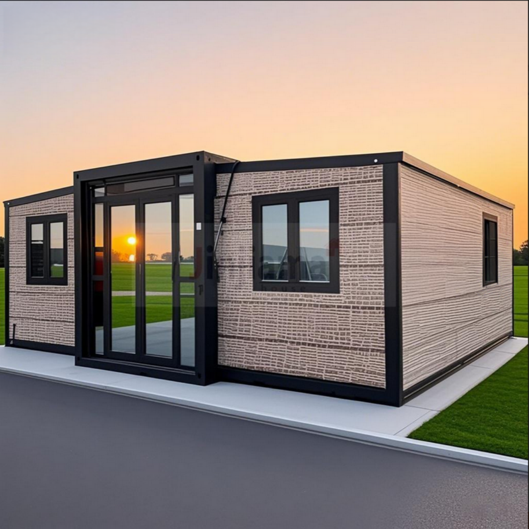 20FT Beige Modern Folding Container House