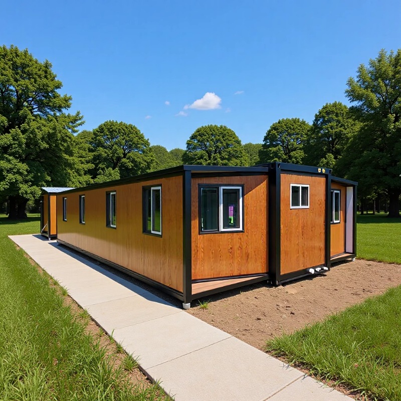 20FT Dark Grey Industrial Folding Container House