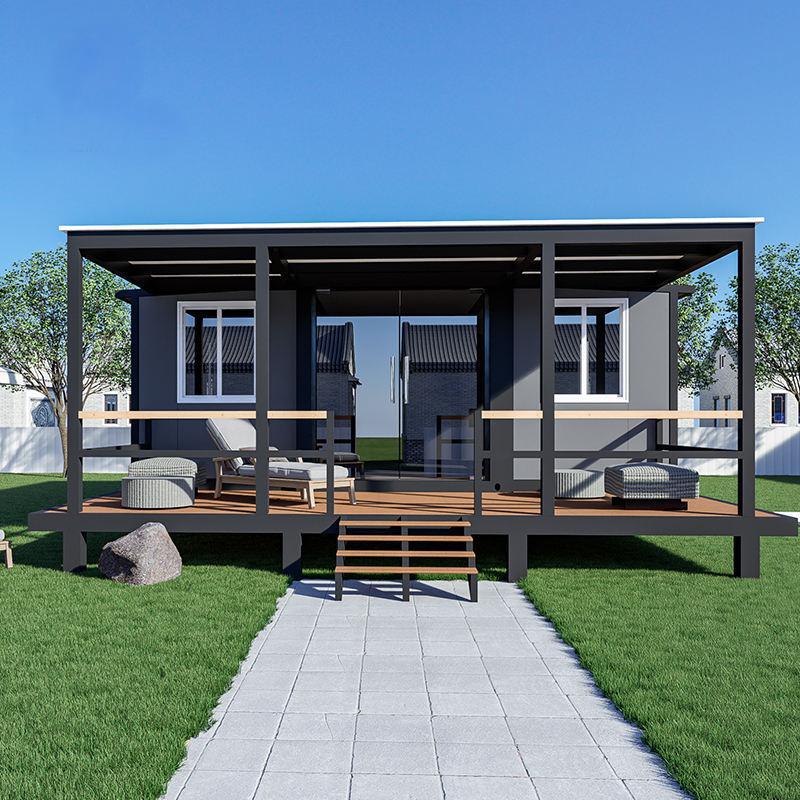20FT Wood-Grain Factory Folding Container House