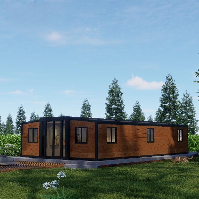 20FT Wood-Grain Garden Folding Container House