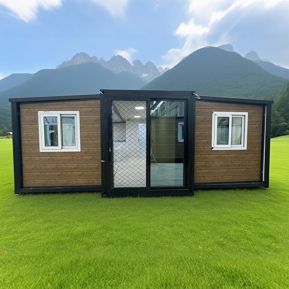 20FT Black Modern Folding Container House