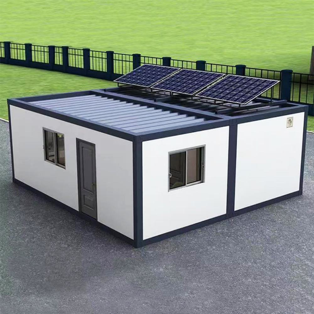 20FT White Solar-Ready Folding Container House